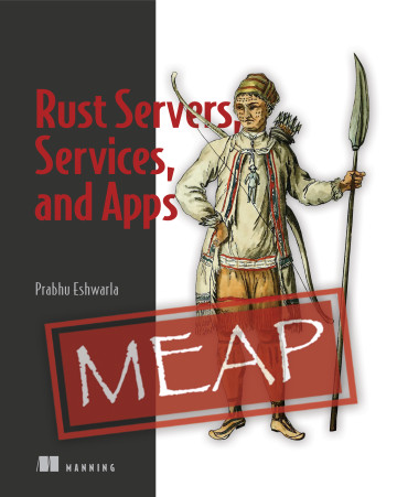 ManningBooks's tweet photo. Deal of the Day May 9: TODAY ONLY! Save 40% on Rust Servers, Services, and Apps and selected titles! https://t.co/tnymF8J46t @peshwarla #rustlang #rust #app #server
Check out the #liveBoook: https://t.co/SYNxN20pIy https://t.co/uPIDTlf4g1