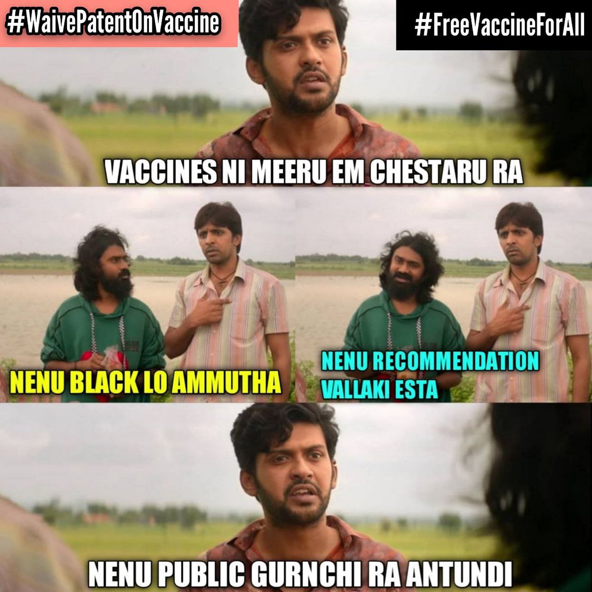 NotAllAreFine's tweet photo. While lakhs of people are suffering, Vultures are left to prey on Human Lives for Profits.

#COVID19 #vaccine #DecentralizeProduction #WaivePatentOnVaccine #FreeVaccineForAll #business #peoplelives #Money #Oxygen #Ventilators  #beds #Public #fund #forPublic https://t.co/JjHZb1CaYR