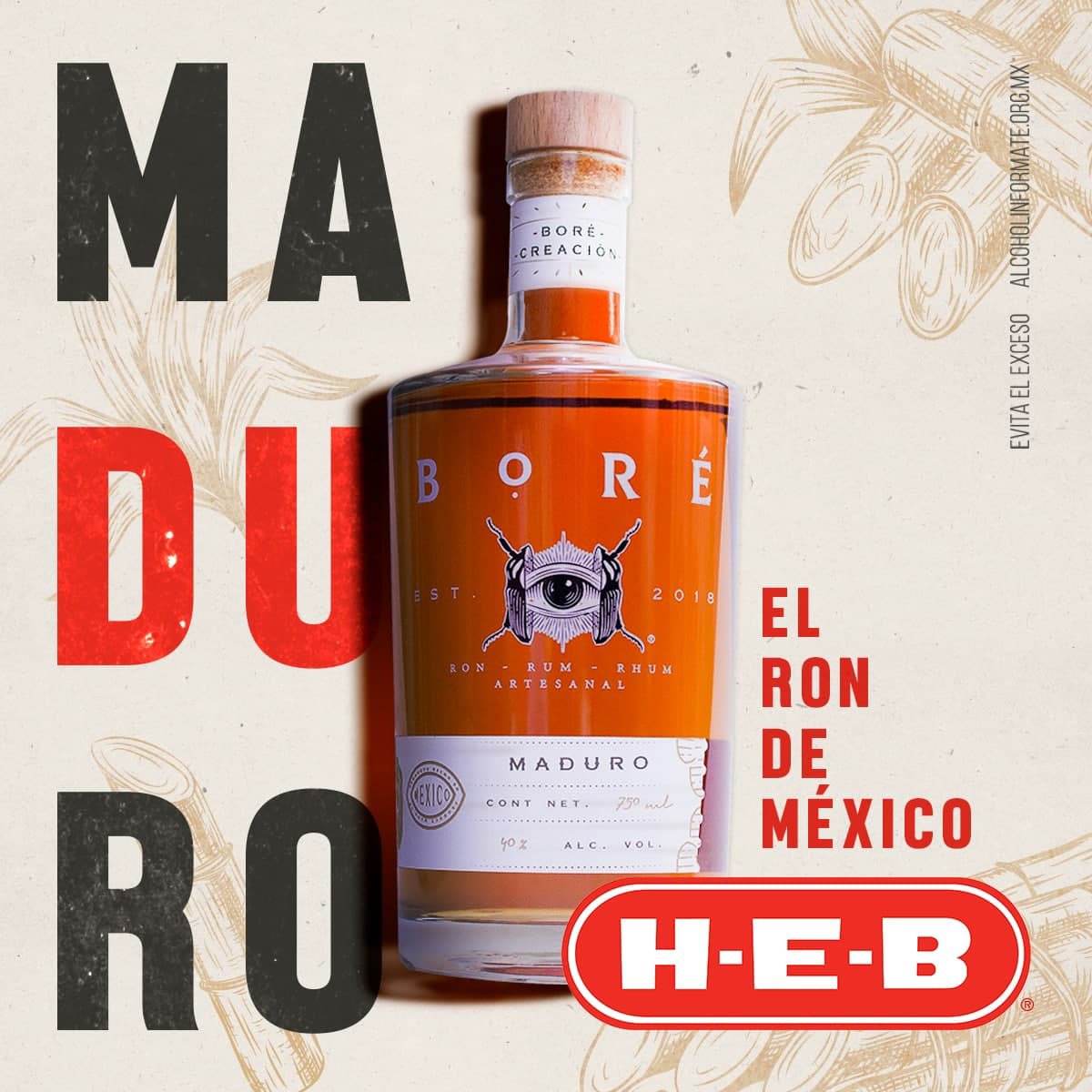 borerum's tweet photo. En el #noreste de #mexico encuéntranos en @HEB_mexico #ronbore #elrondemexico https://t.co/IJVZ55P3it