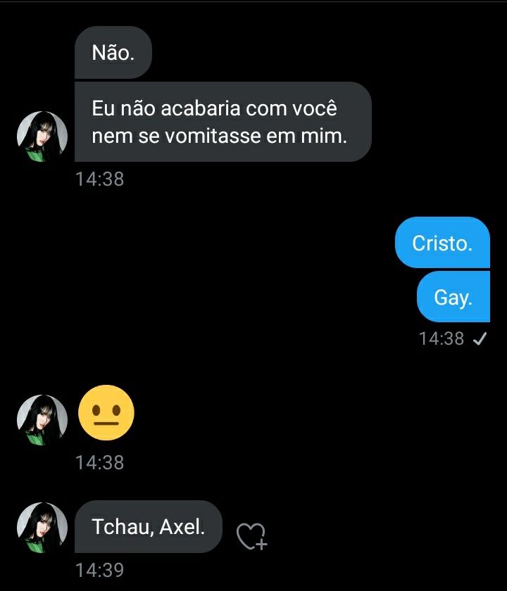 HTSAVIOR's tweet image. Eu falei algo errado?