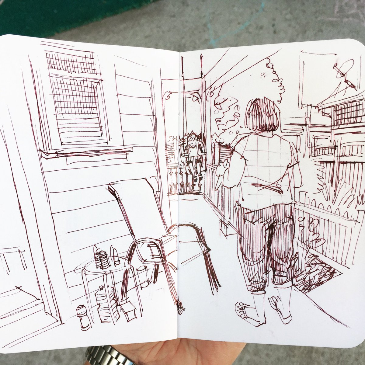 I've sketched or painted @lindamade over 155 times, many of which were after she became a mom. She's pretty awesome. Here are some of those sketches. Happy Mother's Day!