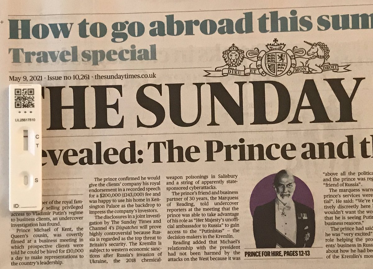 Negative Flow Test result this evening. Ready to safely treat clients for the coming week 💜