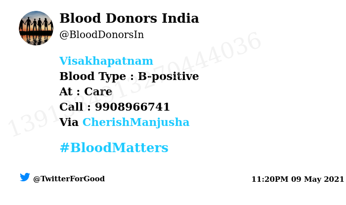 Blood Donors India tweet media