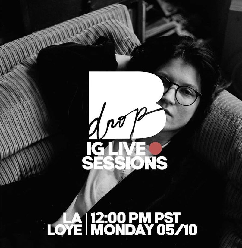 bdropla's tweet photo. @la_loye will be joining us tomorrow for a solid Monday filled with great music. 12:00 pst on our Instagram! #bdroptv #emergingmusic #livemusic #indiemusic #bdroptv https://t.co/OCnfpCgnhl