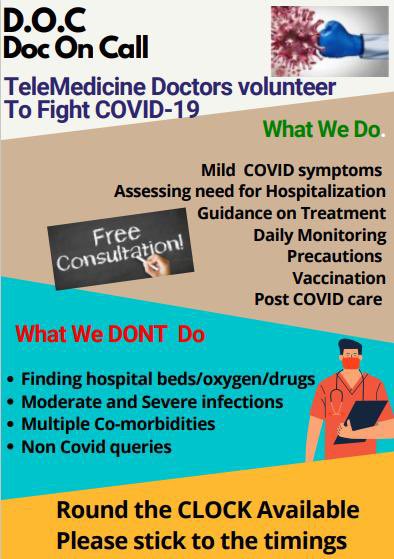 doc_volunteers's tweet photo. #DOC #DocOnCall #ReputedDoctors #Free #teleconsultation #COVID19 #WeWillBeatCovid @Hemkunt_Fdn @SonuSood @SoodFoundation @Jeeveshu  contact us on https://t.co/cMRZg1ktzt https://t.co/Xsz7gt1ZZn