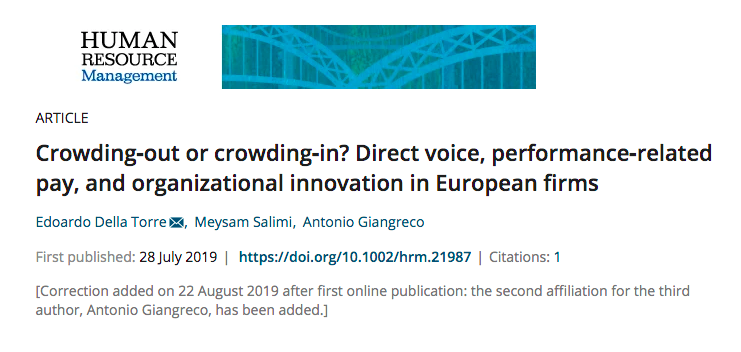 MSalimi_'s tweet photo. Interested in Employee #voice &amp; Firm #innovation? see also our work at @WileyBusiness
https://t.co/ne6vM1W881 https://t.co/Mfu9OHwYSO