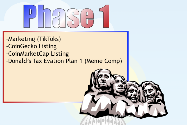 DonaldPumpBSC's tweet photo. Phase 1 underway!

- MAJOR tiktoks coming! 📷
- Coingecko &amp; CMC reached out to 📈
- Meme competition extended 💰

Early whales sold their bags 🚀🚀🚀🚀 back to the moon!

$PUMP #BNB #BSC #BSCGem #Crypto #cryptocurrency https://t.co/1aid8aMzlM