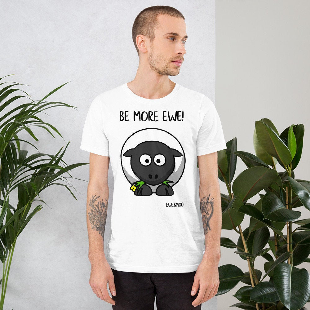 eweandmoo's tweet photo. Mens Sheep T Shirt, Sheep T Shirt, Mens T Shirt, Animal T Shirt, Funny T Shirt, Farm T Shirt, Cow TShirt, Personalised TShirt, BE MORE EWE! https://t.co/UPrsUpb7Z6 #giftideas #Clothing #hothothot #kidsgifts #lakedistrict #tshirts #handmade #MensSheepTShirt https://t.co/sG3fhMTXfL