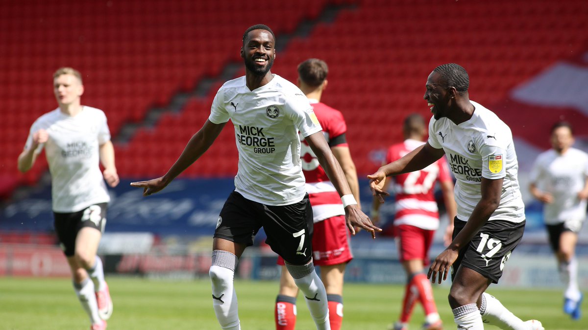 theposh's tweet photo. 📷 Our 1⃣0⃣0⃣th goal of the 2020/21 season.

@Eisaar7 👏

#DONPET https://t.co/IHdYa9QXjh