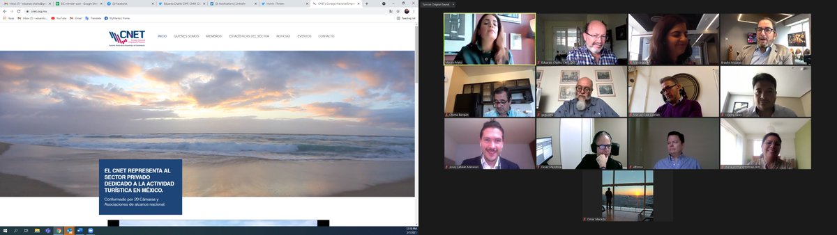 me gusta mucho trabajar con este grupo de apasionados promotores profesionales de #México , hoy apoyando al sector privado turístico liderado por el <a href="/cnet_mexico/">CNET</a> y su presidente <a href="/b_arsuagal/">Braulio Arsuaga</a> en productiva sesión estratégica esta semana