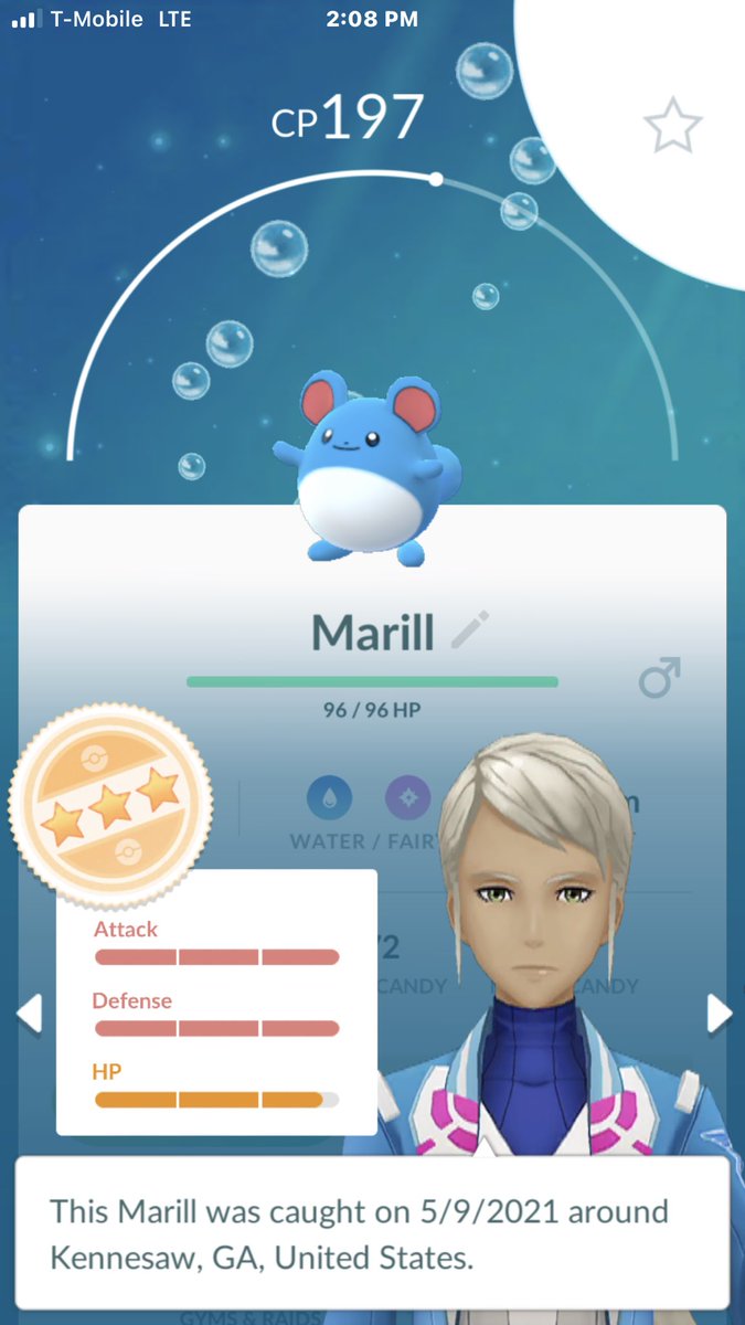 wtfmari0's tweet photo. @PokemonGoApp Should’ve been a hundo https://t.co/Z4GaxsX7MT