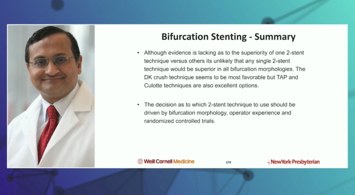 ikutkutMD's tweet photo. Plaque modification of calcified lesions by @Amisha_PatelMD and bifurcation stenting by #ManishParikh @NYPBrooklyn- from day 3 @crfheart #FellowsCourseConnect.
#Fellows2021 https://t.co/Xx638fkCJR
