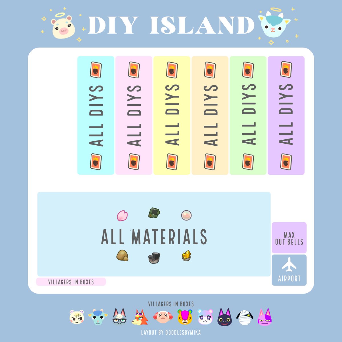 DIYislands's tweet photo. Hii! 2 people from the RTs of this tweet will be randomly selected to visit DIY Island to learn ALL recipes and stock up on crafting materials ☁️😇

*these will be scheduled visits* 

Must be following me
@DIYislands 

💙  Ends in 24 hours  💙 
Goodluck! 
#FrostyAngels https://t.co/62b6T9aGoz
