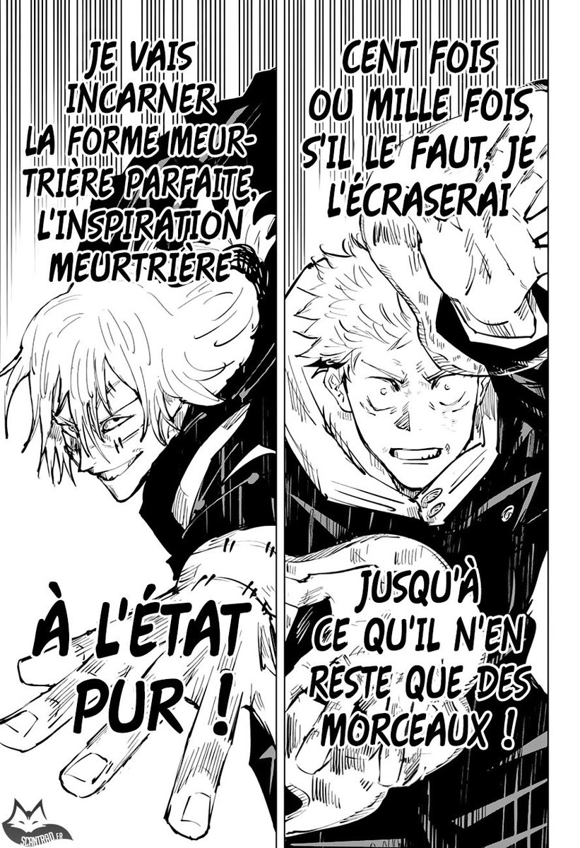 Yuuji estimant beaucoup la vie et ayant pour objectif d’avoir et de donner une bonne mort à ceux qu’il sauve, il est logique qu’un personnage comme Mahito qui n’accorde aucune importance à la vie soit son némésis