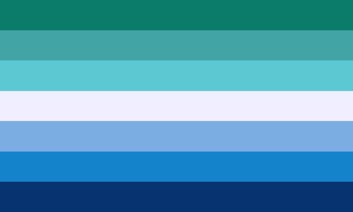 This is the gay flag that’s a lipstick lesbian recolor