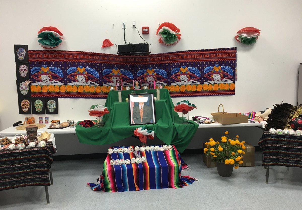 Public schools are scared of Christianity. A school I worked that celebrates Day of the Dead with their students.Pic from the altar in the student cafeteria and letter to parents. They were offended at my concern. FBI: Santa Muerte https://leb.fbi.gov/articles/featured-articles/santa-muerte-inspired-and-ritualistic-killings