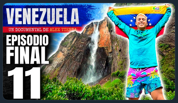 henriquelazo's tweet photo. #AlexTiendaEnVenezuela es tendencia por es estreno del episodio 11 y final del documental que realizó el youtuber mexicano @AlexTienda = "Yo bastante agradecido con todos los venezolanos dentro y fuera del país Espero volver muy pronto" https://t.co/LJRuFBKE5w