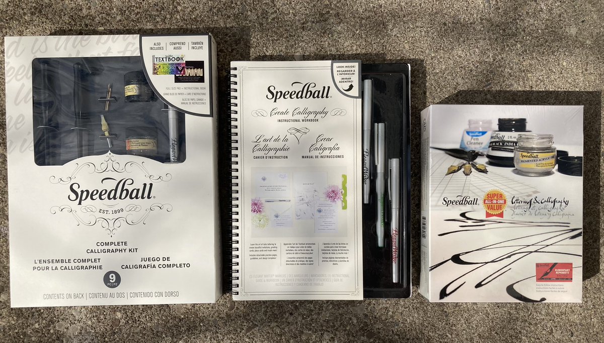 ArtistJessi's tweet image. Among our ever growing art supply collection, we now carry calligraphy sets and pens.