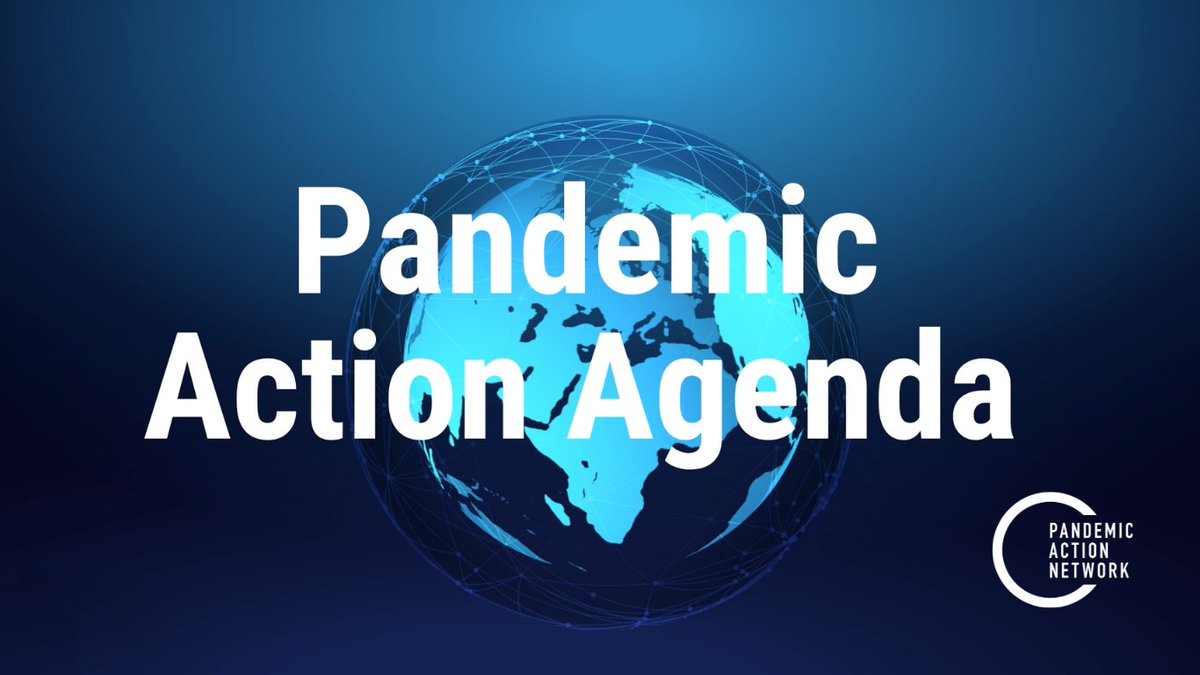 If you think this will be over after first round of  #vaccinations - you could not be more wrong. This is a permanent program for  #4IR era of global  #surveillance,  #data harvesting & future  #biotech.  #Pandemic Action Network’s 100+ partners - "for a more pandemic-proof world."