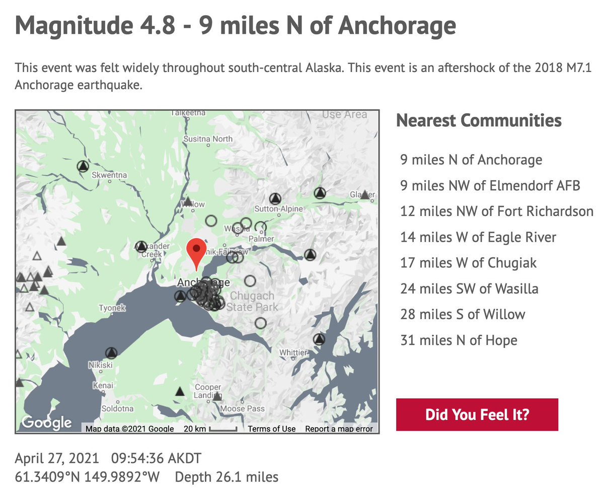 Alaska Earthquake Center tweet media