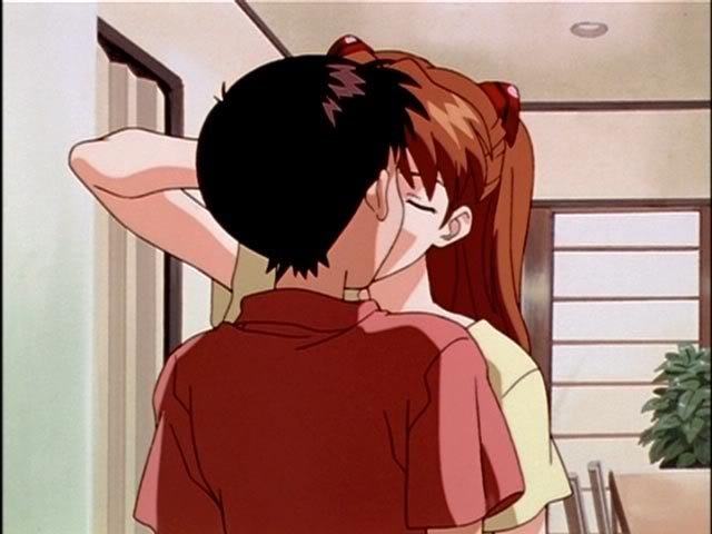 End of EVA frequently skirts the most wonderful aporias, vulnerabilities, semi-realizations of Asuka-Shinji interdependence & transsubjectivity. It asks sweetly curious questions about Ritsuki-Maya. Unfortunately, it doesnt allow itself to dwell finally in those ships(Or therapy)