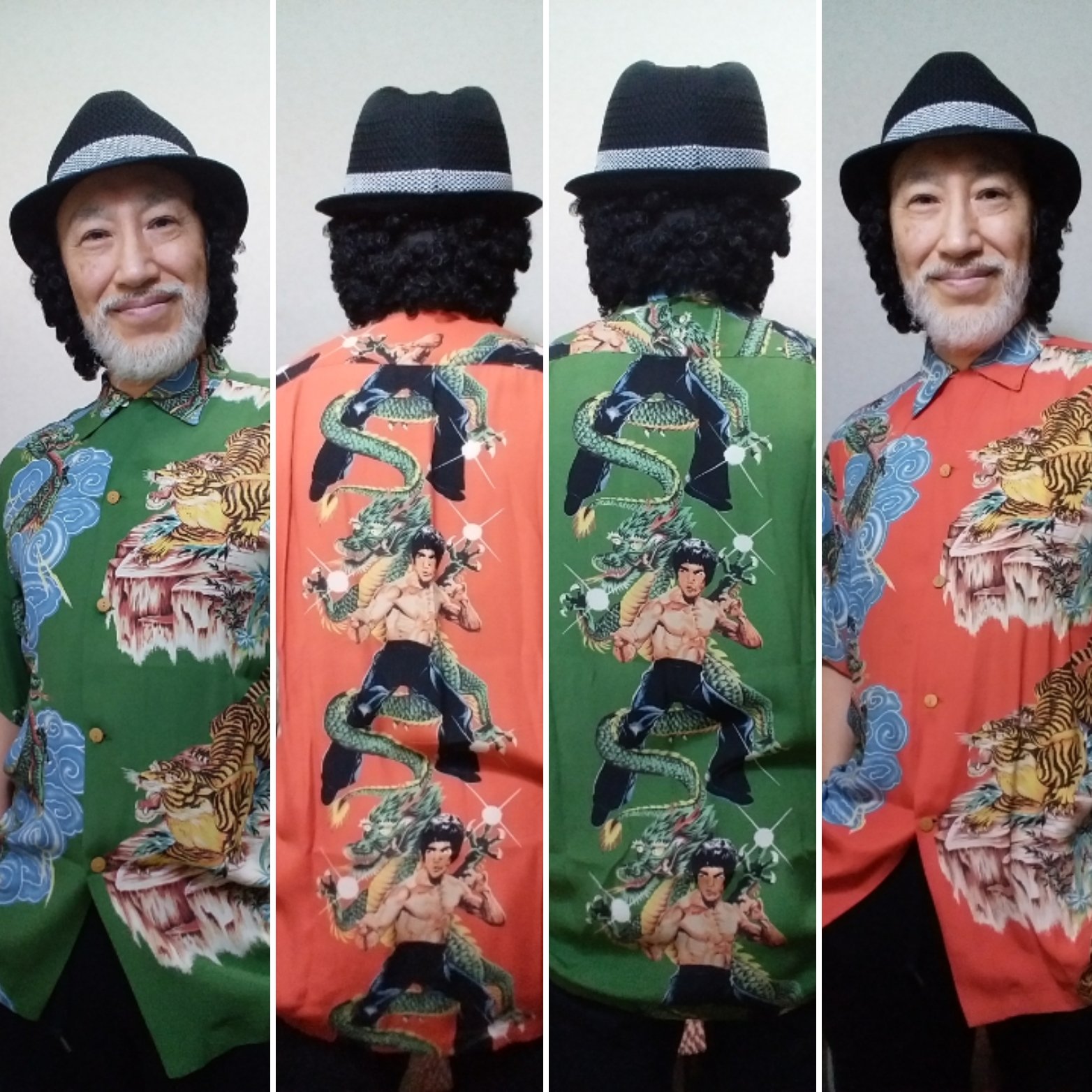 お年玉セール特価】 希少 HYSTERIC GLAMOUR アロハシャツ ブルースリー