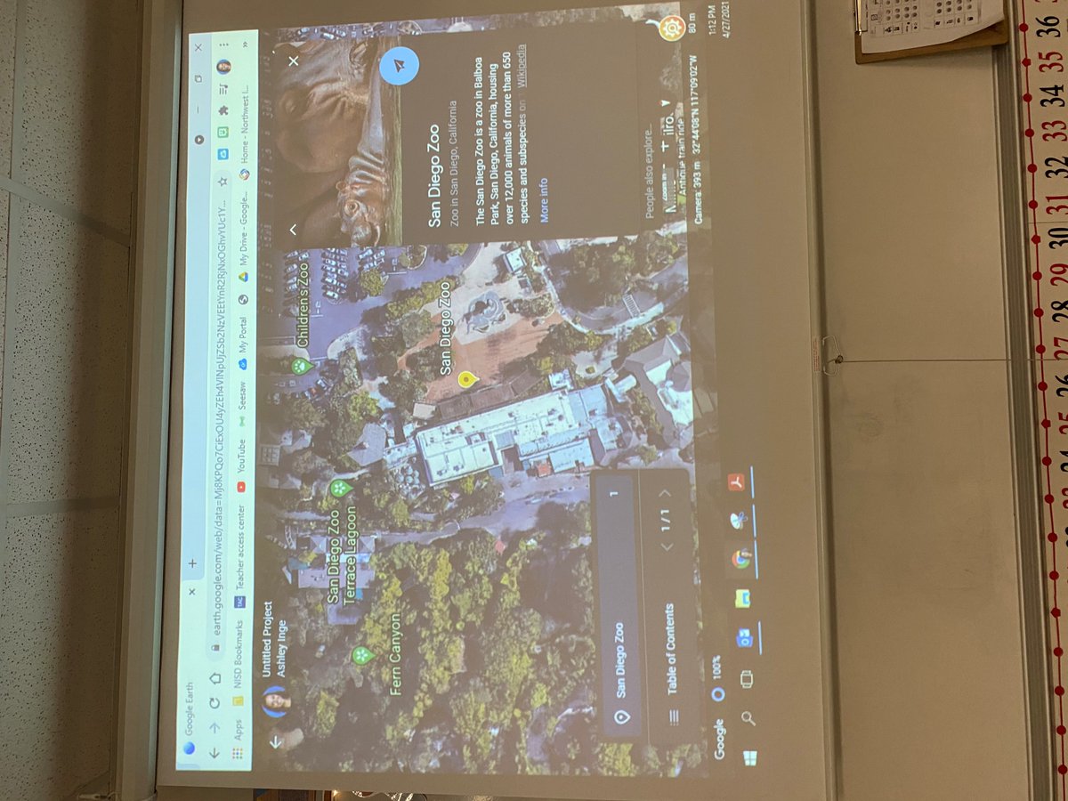 ashleyinge7's tweet photo. Google Earth, we might just explore something new everyday! Today we visited the San Diego Zoo.
#NISDITBingo @Kel_Sanders https://t.co/QO9G5UtOVT