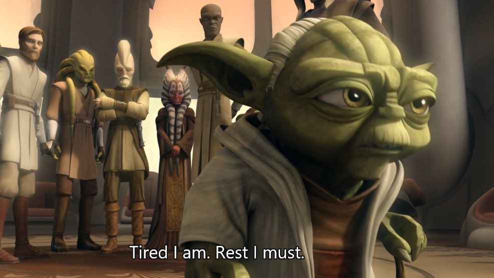 vadersanakin's tweet photo. yoda's way of dealing with problems is so relatable https://t.co/7uAeAwgXGP