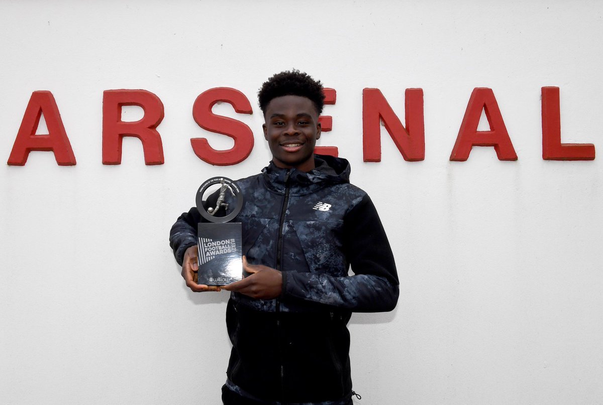 SAKA BAGS YOUNG PLAYER AWARD