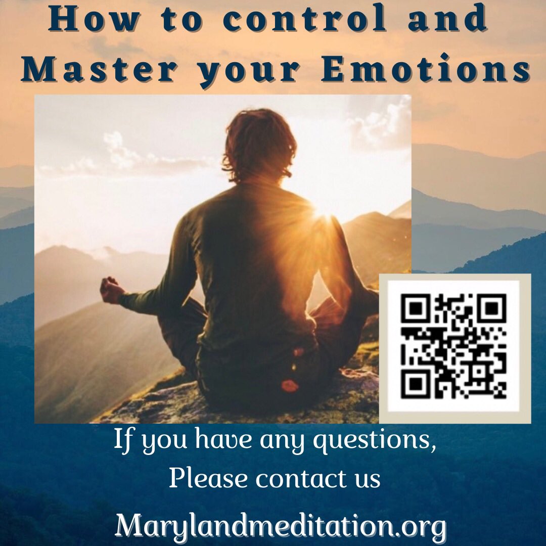 meditatetruly's tweet photo. Find out answer 
How to control and Master your Emotions
Let’s find answer within !

Simple and easy to scan a QR cord
If you have any questions please contact us 

https://t.co/bRRFMBZceQ
301-770-7778
#questions #qrcode #answer #meditation #simplesndeasy #howtomeditate #relax https://t.co/TiJGF0eD9b