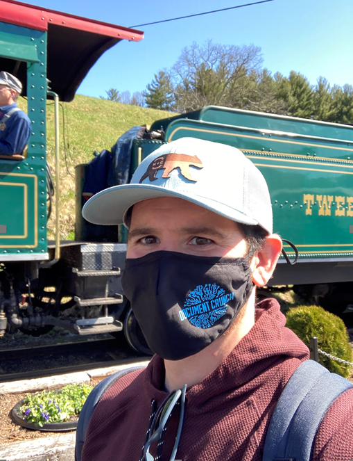 Document Crunch (@documentcrunch) on Twitter photo #TYOHT Our <a href="/DocumentCrunch/">Document Crunch</a> masks are everywhere! Even in the mountains of North Carolina at the Tweetsie Railroad. @tweetsierr #crunchculture #documentcrunch #maskedengineer #railroad #crunchfromanywhere #TYOHT Our <a href="/DocumentCrunch/">Document Crunch</a> masks are everywhere! Even in the mountains of North Carolina at the Tweetsie Railroad. @tweetsierr #crunchculture #documentcrunch #maskedengineer #railroad #crunchfromanywhere