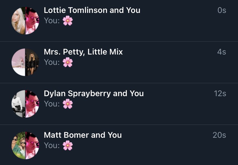 celebrity dms 

-retweet 
-check pinned 
-comment which you’d like 

🌸 closes in an hour 🌸