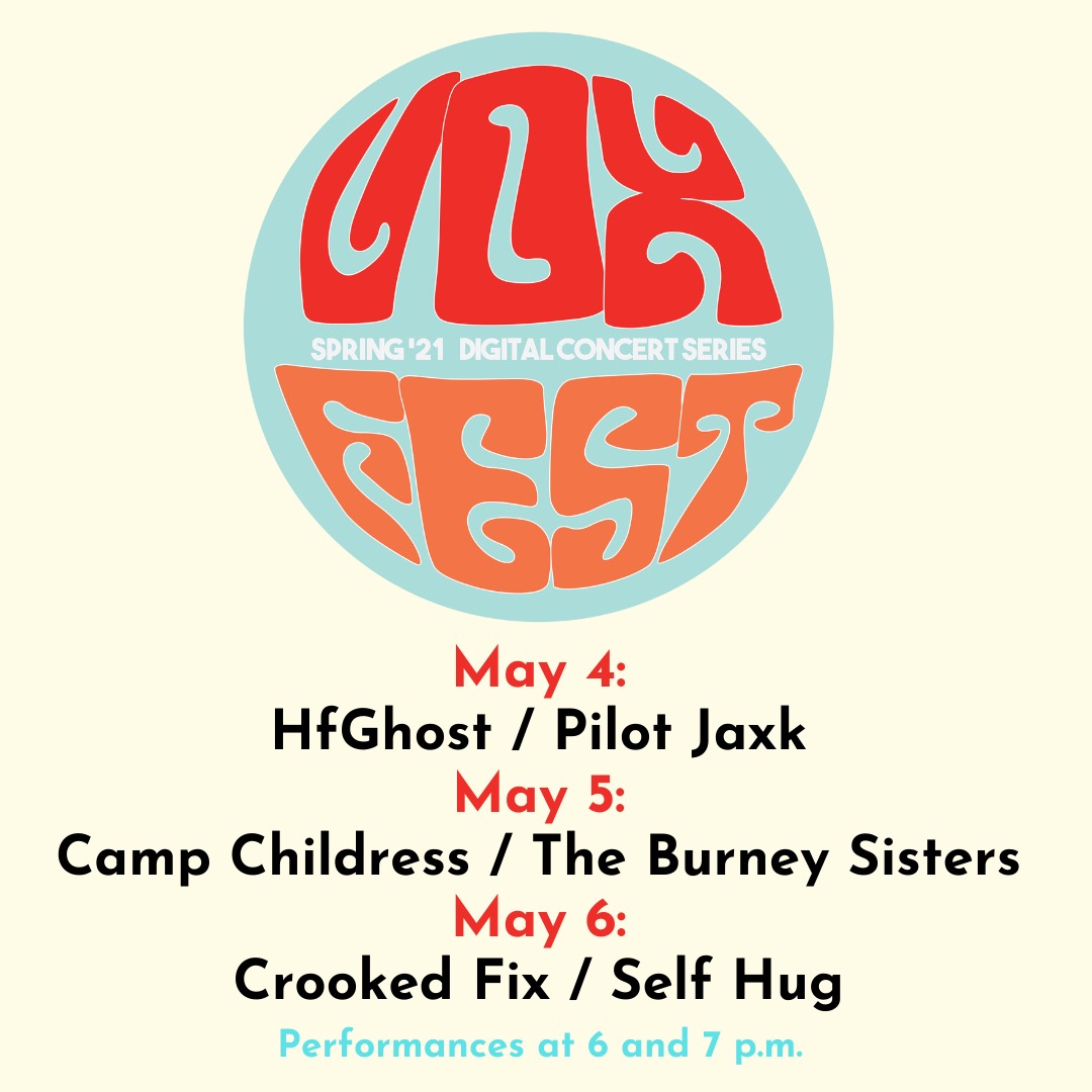 Vox Fest is back! We're excited to announce our second digital concert series on Facebook Live for May 4-6. Catch performances from talented local musicians as well as post-show interviews!