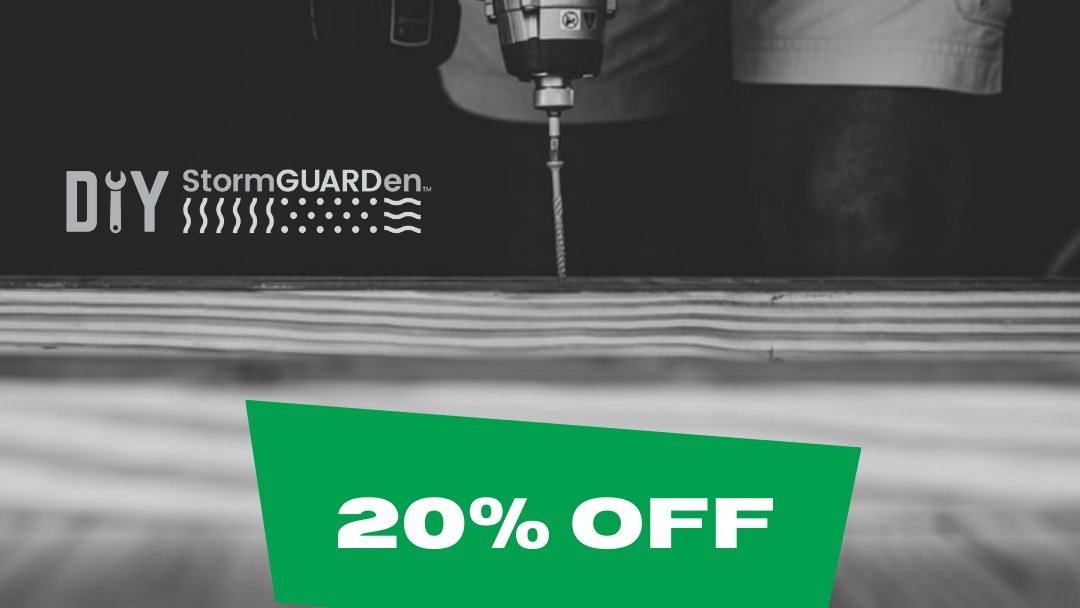 Looking for an outdoor spring or summer project?
Get 20% off the StormGUARDen DIY Kit right now with code SPRING2021. 

Learn more: stormguarden.com/diy-kit #20off #discount #springsale #spring2021 #gardening #garden #gardenbed #diy #diykit #summerproject