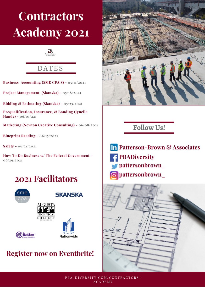 PattersonBrown_'s tweet image. Registration ends in 1 week, classes start in 2 ‼

We&apos;re kicking off the first night with Business Accounting facilitated by SME CPA&apos;s. Have you registered yet?

Don&apos;t procrastinate! Seating is limited so register TODAY via Eventbrite:eventbrite.com/e/111818931434

#augustaga #CSRA