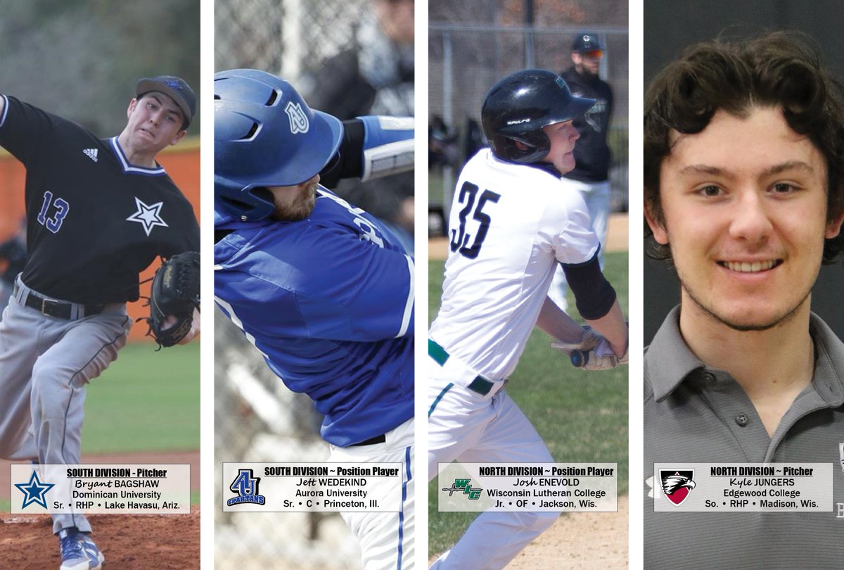 NACC_sports's tweet photo. #NACCbase ⚾️ | @NACC_sports Baseball Student-Athlete of the Week Honors for April 19-25 Announced

@DU_Stars 
@AU_Spartans 
@edgewoodeagles 
@WLCSports 

📰 https://t.co/adqWZAqq3s

#d3b #d3baseball #NACCtion https://t.co/jejJF9tH1d