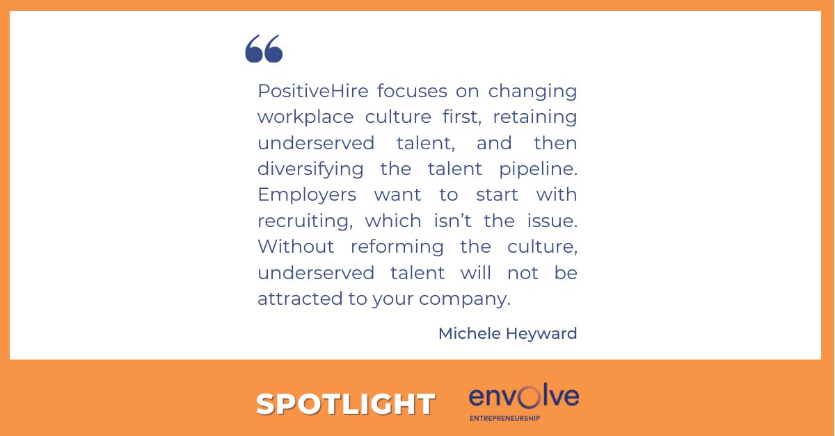 FounderFwd's tweet photo. 💡Great news 💡 Michele Heyward, Founder & CEO of @PositiveHireCo who we spoke with in Feb, has been featured in the @crunchbase Community Contributor Series! Michele explains how her business is disrupting the industry!
Read more: https://t.co/6v7STLlD1A
#GetEnvolved https://t.co/zcvE3pz4hQ
