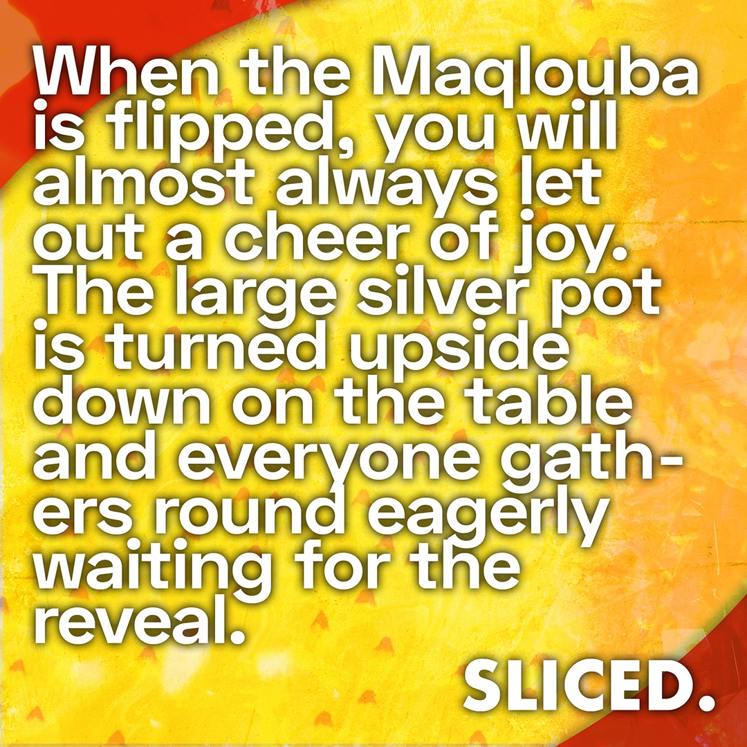 SUMweekly's tweet photo. ARTICLE/ YUSUF ALI
 
On the origins of food, Yusuf discusses the joys of the Maqlouba layered in Palestinian history. ⁠
⁠
"When the Maqlouba is flipped, it exudes an energy of defiance and symbolism which is unparalleled..."⁠

https://t.co/Pr7Pkjhppz⁠

⁠ https://t.co/rwN8oJbxMV