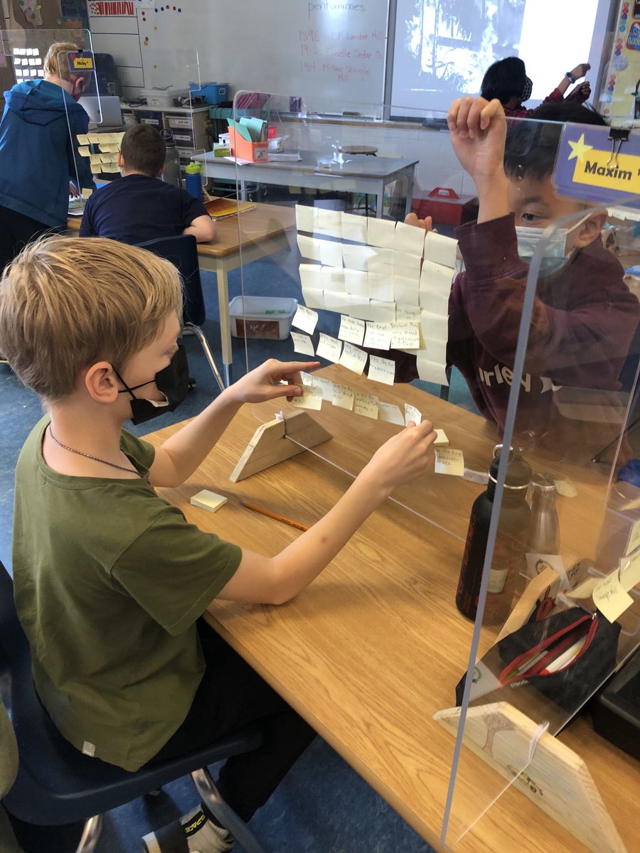 bakerdrivesd43's tweet image. Plexiglass barriers aren’t just for Covid anymore🤪 Gr. 4/5 Baker 🐻’s working on Stump Inquiry Timeline- history of Tri-Cities. Did u know 1914 forest fires tore through the community? #togetherapart #learninginplace #pasttofuture ⁦@jenwhiffin⁩ ⁦⁦@sd43bc⁩