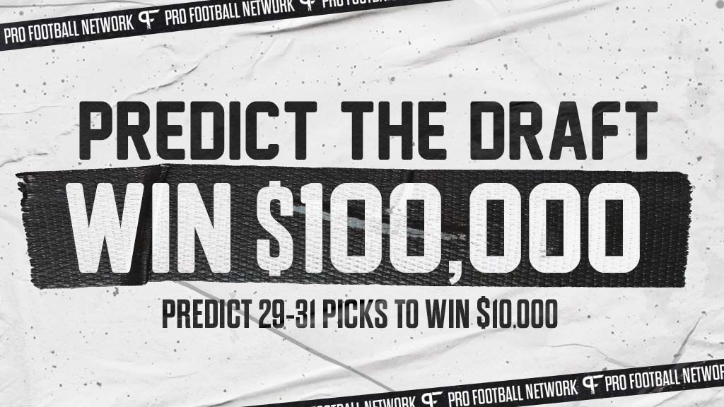 PFN365's tweet photo. Do you have what it takes?

PFN's 2021 NFL Draft Contest is live – and you could win $100,000 or even $10,000 for just a couple of picks.

Full contest details  🔽

https://t.co/VmLgabV7QF https://t.co/313D8NWJ2y