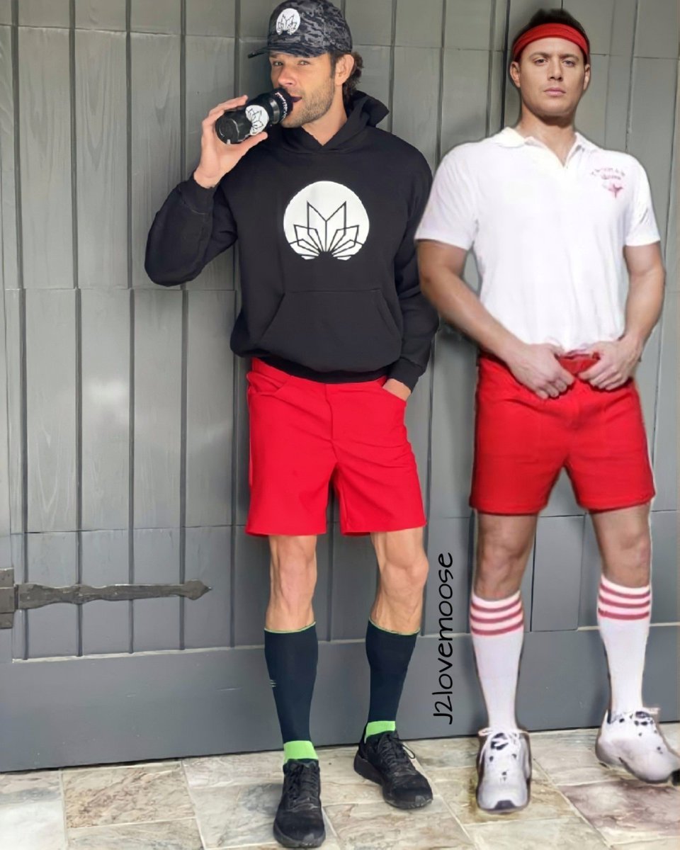 #TeamRedShortsRebels 🤜❤🤛

Real Bros also share red shorts 😉
#jaredpadalecki #jensenackles #Supernatural #spnfamily #samwinchester #deanwinchester #j2 #J2Day #mantralabs