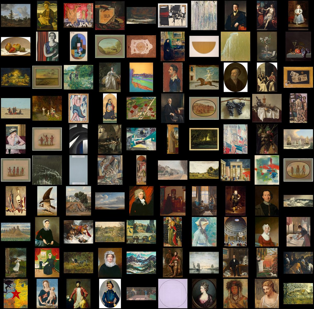 The first 100 paintings. @mjvo