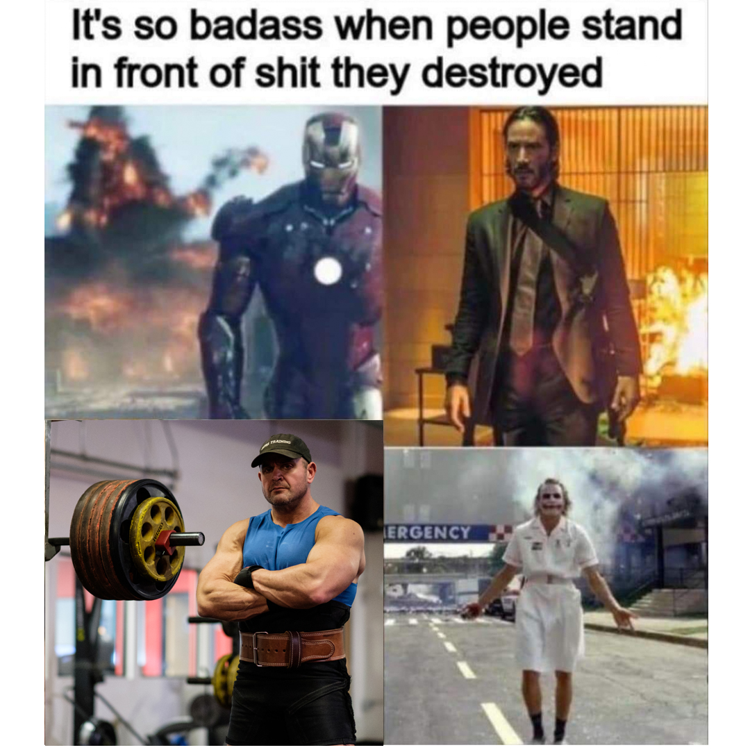 MBPowerProject's tweet photo. You can remember the whole scene from each of these stills.
-
Go destroy some shit today, and by shit, we mean some weights. Lift something heavy and make it look easy.
-
#gym #skwaats #markbell #powerlifting #powerproject https://t.co/3xdDiUuCYy
