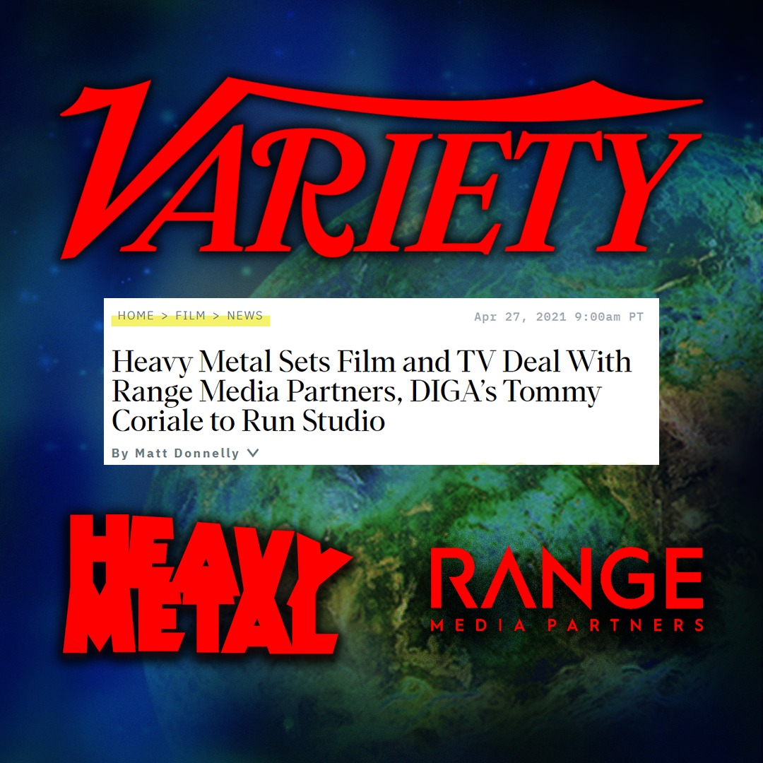 HeavyMetalInk's tweet photo. Surprise! 

Range Media Partners and Heavy Metal Magazine are partnering up to exploit the film and TV potential of IP from the iconic sci-fi/fantasy illustrated magazine brand. Heavy Metal will co-produce projects with Range Media! 

From @Variety
https://t.co/idwZdmzWqB https://t.co/bGim2G9Uhx