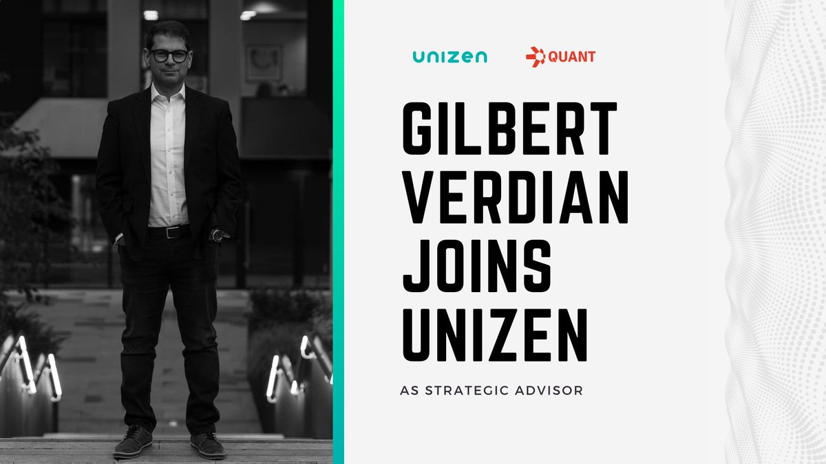 16/ A keen eye will notice their commitment to compliance through their announcement of  @gverdian as Strategic Advisor to  @unizen_ioThe Quant CEO is fully committed to compliance & has a deep history working with some of the most important entities in the world.. $ZCX  $QNT