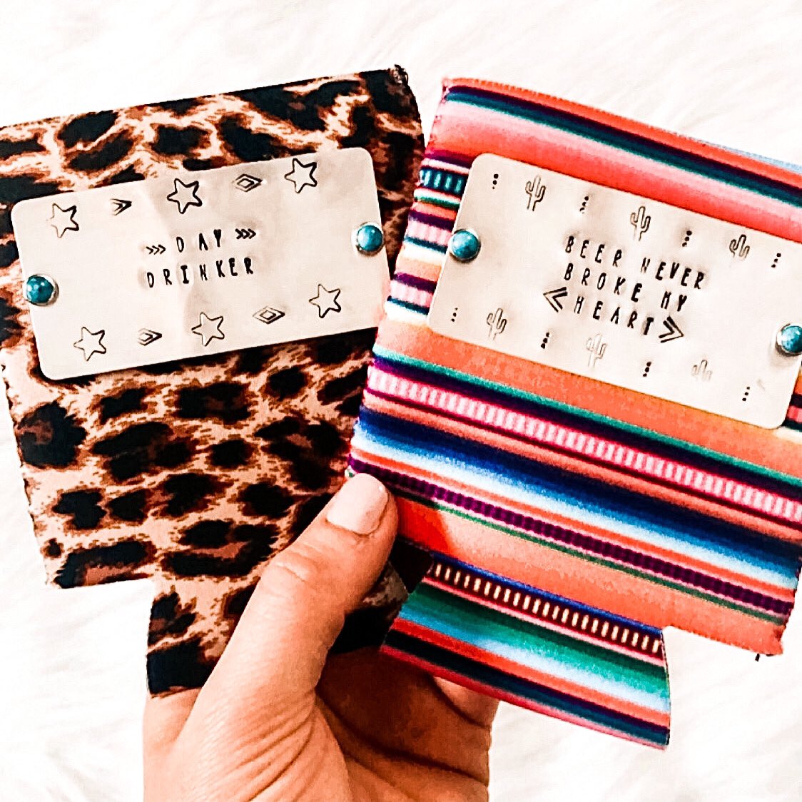 You GUYS I’m so excited to launch these koozies!!! They will be available in regular &amp; slim can. These will launch this Thursday 04/29 @ 7pm🌵