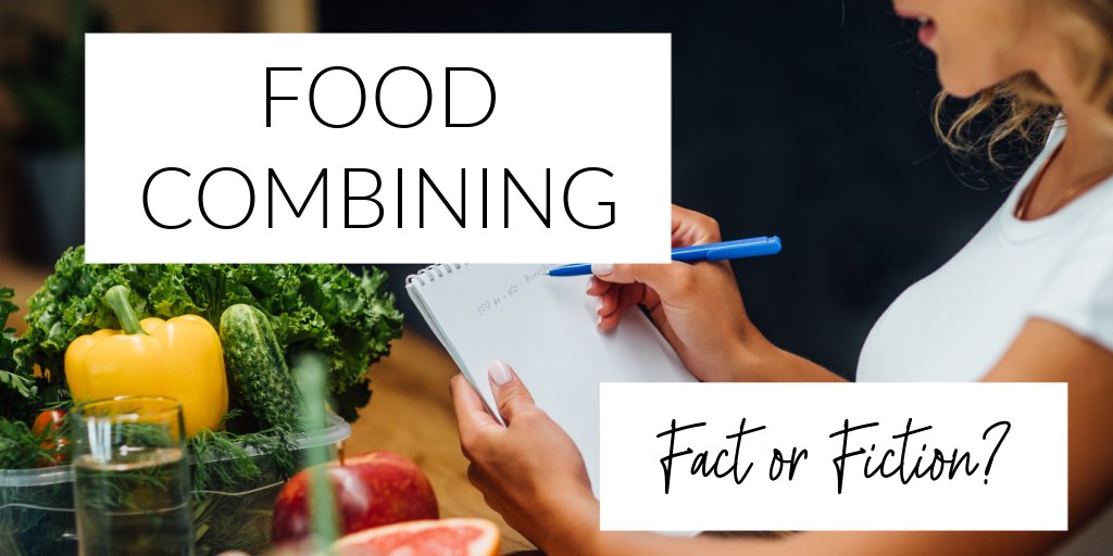 Are there certain foods you shouldn't be eating at the same time? That's what food combining advocates say. But what does the research say about this approach to your diet? >>> whitneyerd.com/2021/04/food-c…