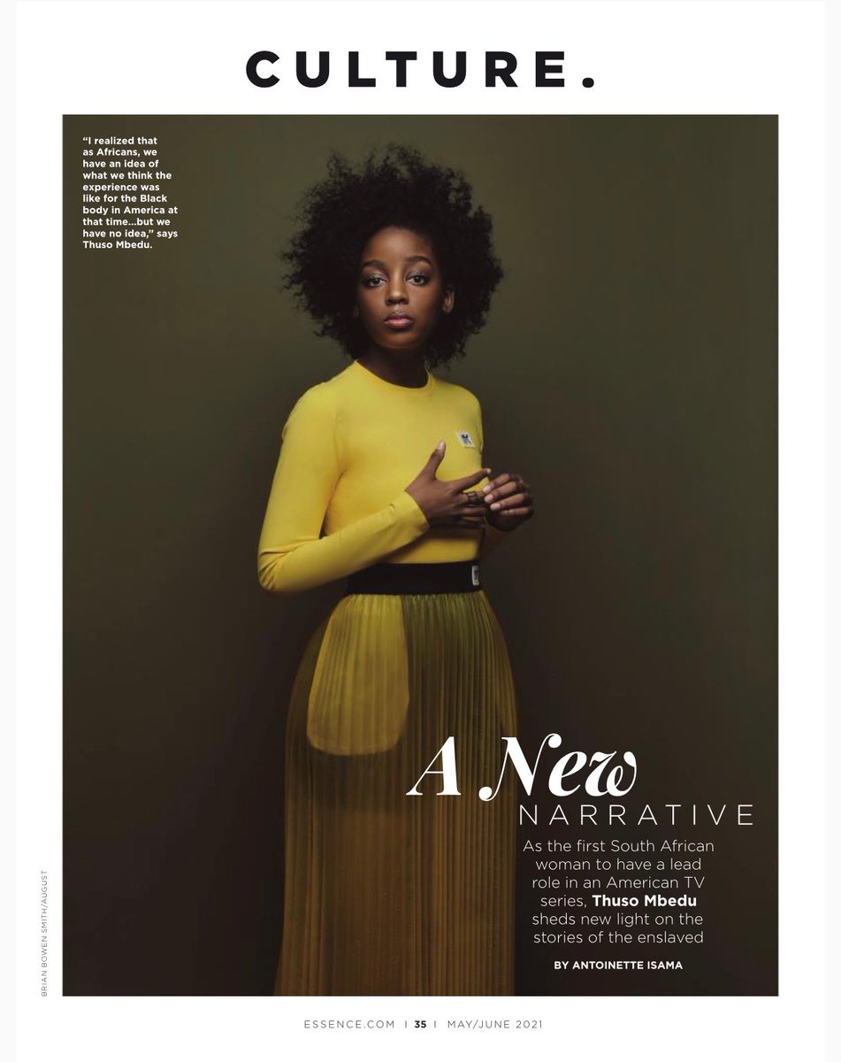 ThusoMbedu's tweet image. Issa “New Face to Watch” on the May/June issue of @essence magazine! Available now 🥰

Photographer: @brianbowensmith 
Styling: @WaymanandMicah 
Hair: @LarryJarahSims 
Makeup: @DanaDelaneyMUA