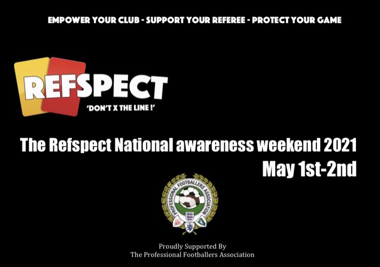 Lostock_HallJFC's tweet photo. #DontXTheLine #REFspect weekend
1st & 2nd May 2021
#NoRefNoGame #ThankYouRef
β½οΈπ₯π¨π€ https://t.co/IUdybIiIKH