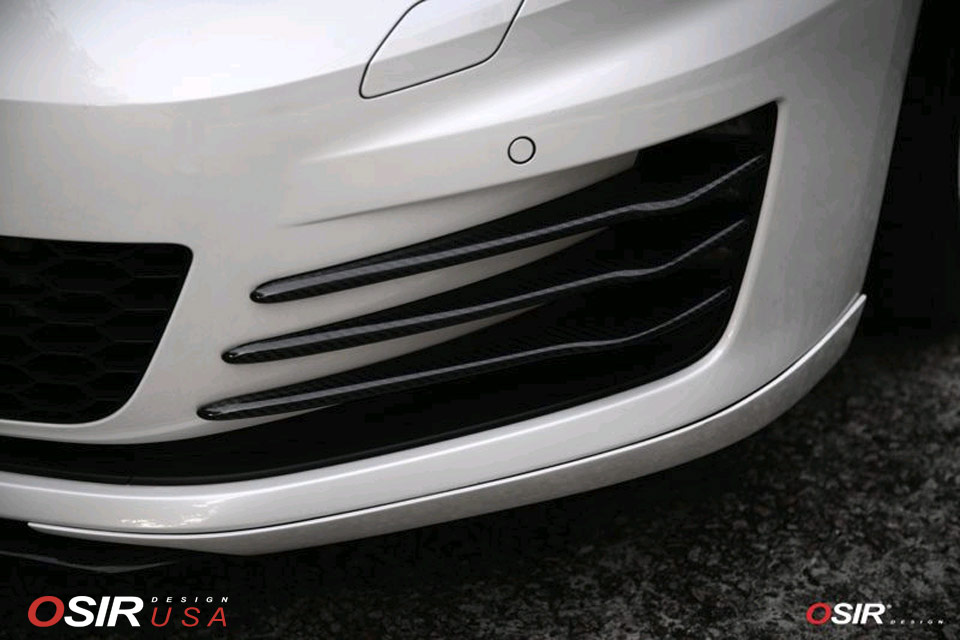 OSIRDesign's tweet photo. OSIR Design add-on carbon fiber side vent blades for the 2013-2016 VW GTI 7. Vacuum Infused premium carbon fiber with a high gloss finish. Set of 6. Fits GTI Mk7 only, will not fit mk7.5.

https://t.co/PAGStpgRGK

#OSIR #OSIRUSA #OSIRDesign #OSIRDesignUSA #VW #GTI #VWMk7 #Mk7GTI https://t.co/oB6J6r6JHT